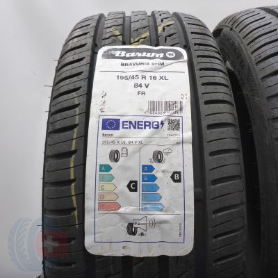 2. 195 45 16 2x BARUM 195/45 R16 84V XL Bravuris 5HM Sommerreifen 2024 VOLL WIE NEU 