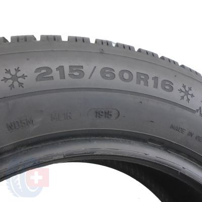 4. 2 x DUNLOP 215/60 R16 95H Winter Sport 5 Winterreifen 2015 WIE NEU