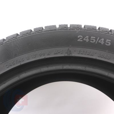 5. 245 45 17 1x CONTINENTAL 245/45 R17 99H XL ContiWinterContact TS 830 P M0 Winterreifen 2023 7,5mm WIE NEU 