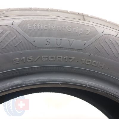 5. 215 60 17 4x GOODYEAR 100H XL EfficientGrip 2 SUV Sommerreifen 2025 VOLL WIE NEU