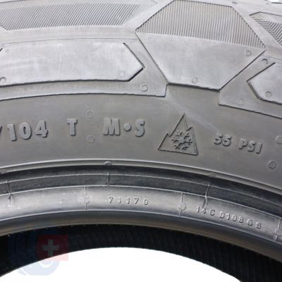 2. 215 65 16C 2x CONTINENTAL 215/65 R16C 106/104T VanContact Winter Winterreifen 7,5mm 2018