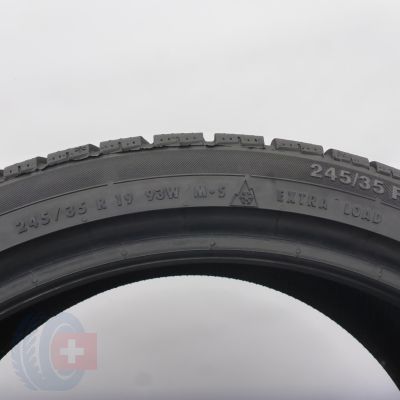 5. 245 35 19 2x CONTINENTAL 245/35 R19 93W XL R01 ContiWinterContact TS830P Winterreifen 2024 6,8-7mm
