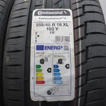 2. 255 45 18 2x CONTINENTAL 255/45 R18 103Y XL PremiumContact6 Sommerreifen 2022 WIE NEU VOLL