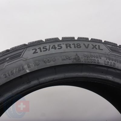 6. 215 45 18 2x BARUM 215/45 R18 93V XL Polaris 5 Winterreifen 2022 Ungebraucht  