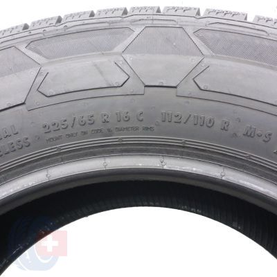 6. 225 65 16 4x CONTINENTAL 225/65 R16C 112/110R VanContact Winter Winterreifen 2024 7-8mm