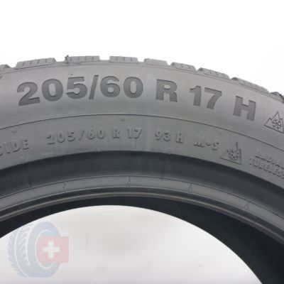 4.  205 60 17 1x CONTINENTAL 205/60 R17 93H WinterContact TS850P Winterreifen 2020  Ungebraucht  