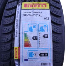 2. 4 x PIRELLI 205/50 R17 93T XL Cinturato Winter Winterreifen 2018 VOLL Wie Neu