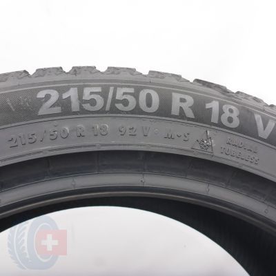 8. 215 50 18 4x SEMPERIT 215/50 R18 92V Speed-Grip 5 Winterreifen 2024/25 9,2-9-7,9-7,8mm  WIE NEU 