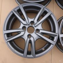 3. 4 x Alufelgen 15 TOYOTA DAIHATSU 4x100 6J ET35 MAK Haly WIE NEU Porte Move Custom
