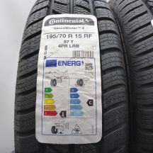 2. 195 70 15 4x CONTINENTAL 195/70 R15 97T VancoWinter 2 Reinforced Winterreifen 2022 Ungebraucht  