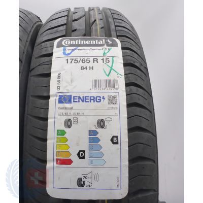 2.  175 65 15 2x CONTINENTAL 175/65 R15 84H ContiPremiumContact 2 BMW Sommerreifen 2023 VOLL WIE NEU 