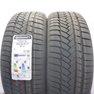 225 55 17 4x CONTINENTAL 225/55 R17  97H XL WinterContact TS 850 P M0 BMW  Winterreifen 2022 Ungebraucht  