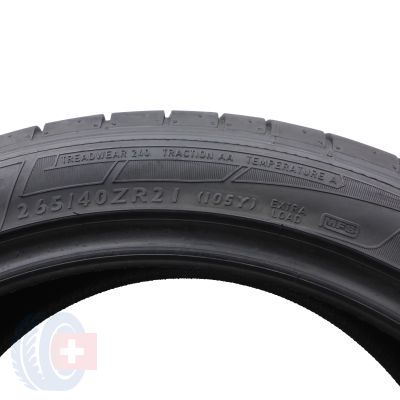 4. 265 40 21 DUNLOP 265/40 ZR21 105Y XL SP Sport Maxx GT B Sommerreifen 2023 6,5mm