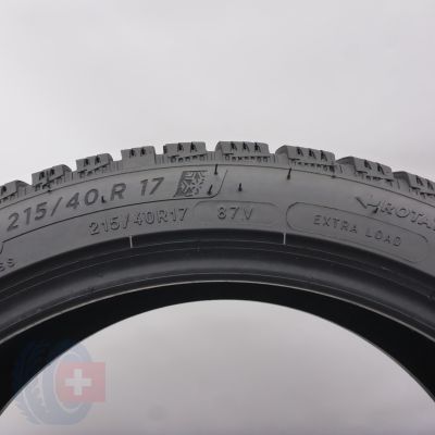 6. 215 40 17 4x MICHELIN 215/40 R17 87V Alpin6 Winterreifen 2021 7,5-7,8mm