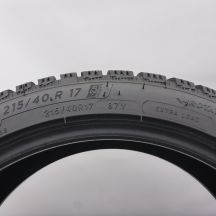 6. 215 40 17 4x MICHELIN 215/40 R17 87V Alpin6 Winterreifen 2021 7,5-7,8mm