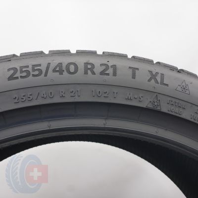 7. 255 40 21 4x CONTINENTAL 255/40 R21 102T XL WinterContact TS 870 P Winterreifen 2024 8,2-8mm WIE NEU