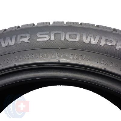 6. 245 45 18 2x NOKIAN 245/45 R18 100V XL WR Snowproof P Winterreifen 8,2mm 2023 Wie Neu