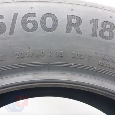 7. 235 60 18 4x CONTINENTAL 235/60 R18  103T EcoContact 6  Sommerreifen 2023 VOLL WIE NEU 