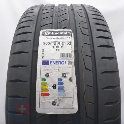  285 40 21 1x CONTINENTAL 285/40 R21 109Y XL PremiumContact 7 Sommerreifen 2023 VOLL WIE NEU 