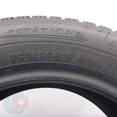 5. 205 55 16 1x DUNLOP  205/55 R16 91H Winter Sport 5 Winterreifen 2022 6,8mm