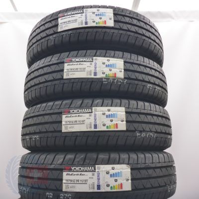 195 75 16C 4x YOKOHAMA 195/75 R16C 110/108T BluEarth Van Sommerreifen 2025 VOLL WIE NEU 