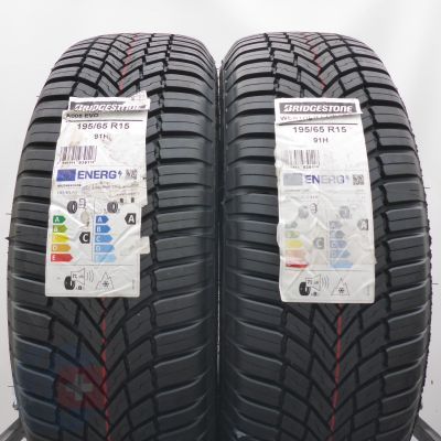 6. 195 65 15 4x BRIDGESTONE 195/65 R15 91H Weather Control A005 evo Ganzjahresreifen 2026 Ungebraucht  