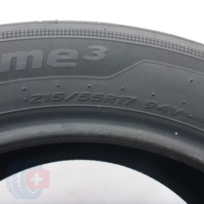 6. 215 55 17 2x HANKOOK 215/55 R17 94V Ventus Prime 3 SEAL Sommerreifen 2024 VOLL WIE NEU  