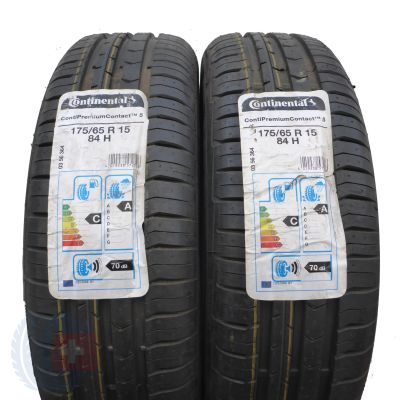 175 65 15 2x CONTINENTAL 175/65 R15 84H ContiPremiumContact 5 Sommerreifen 2017 WIE NEU VOLL