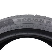 2. 1 x CONTINENTAL 225/45 R18 91Y ContiSportContact 5 SSR RunFlat Sommerreifen 2017 6,2mm