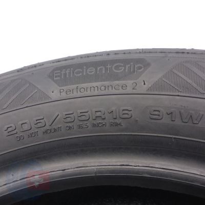 4.  205 55 16 1x GOODYEAR  205/55 R16 91W EfficientGrip Performance 2 Sommerreifen  2022 7mm