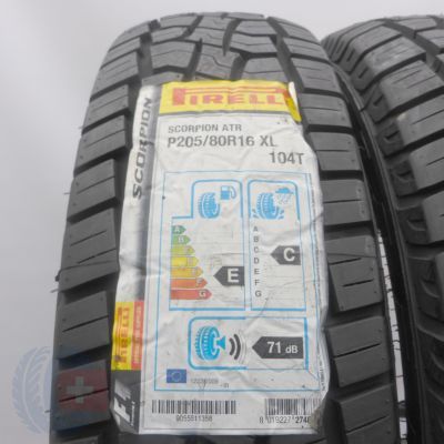 2. 205 80 16 4x PIRELLI 205/80 R16 104T Scorpion ATR M+S Sommerreifen 2019 VOLL