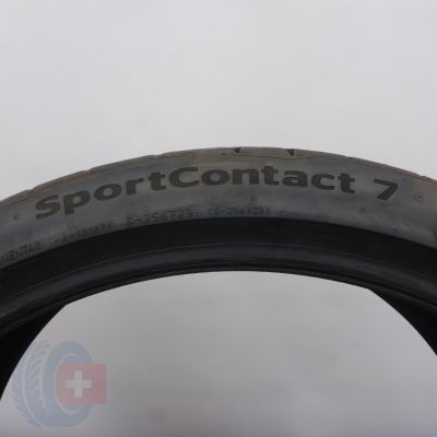 7. 255 30 19 2x CONTINENTAL 255/30 R19 91Y XL SportContact7 Sommerreifen 2021 WIE NEU VOLL