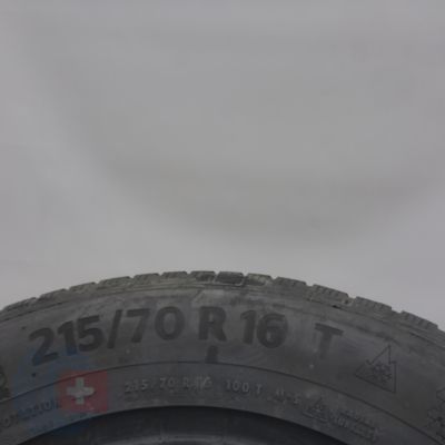 6.  215 70 16 4x CONTINENTAL  215/70 R16 100T WinterContact TS 870 P Winterreifen 2022 VOLL 