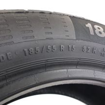 5. 4 x CONTINENTAL 185/55 R15 82H ContiEcoContact 5 Sommerreifen 2014 7mm
