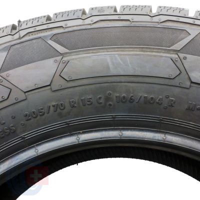 7. 205 70 15C 4x CONTINENTAL 205/70 R15C 106/104R VanContact Winter Winterreifen 2020VOLL WIE NEU