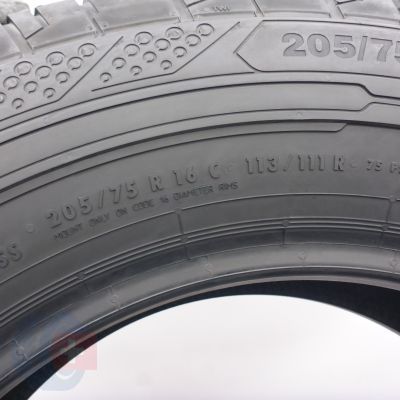 3. 205 75 16C 1x CONTINENTAL 205/75 R16C 113/111R ContiVan Contact 200 Sommerreifen 2017 VOLL WIE NEU