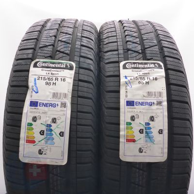 3. 215 65 16 4x CONTINENTAL 215/65 R16 98H CrossContact LX Sport Sommerreifen M+S 2022 VOLL WIE NEU 
