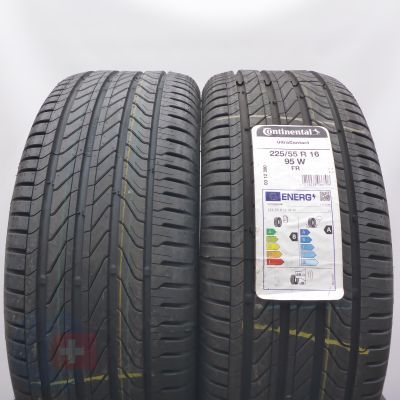 4. 225 55 16 4x CONTINENTAL 225/55 R16 95W UltraContact Sommerreifen 2022/23 VOLL