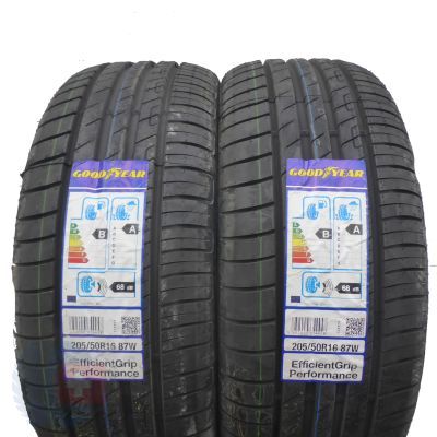 4. 4 x GOODYEAR 205/50 R16 87W EfficientGrip Sommerreifen  2018 VOLL WIE NEU 