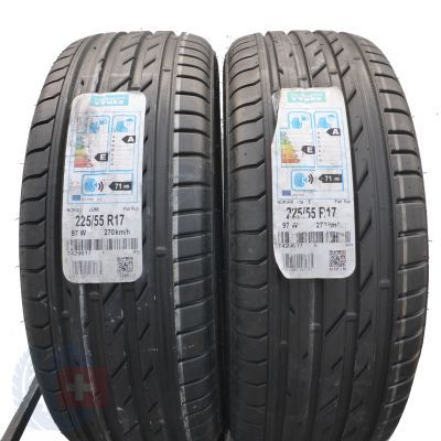 3. 225 55 17 4x NOKIAN 225/55 R17 97W zLine RunFlat Sommerreifen 2015, 2017 UNGEBRAUCHT