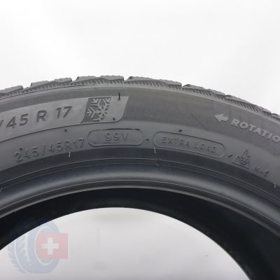 4. 245 45 17 2x MICHELIN 245/45 R17 99V XL PilotAlpin 5 Winterreifen2023 6,2mm