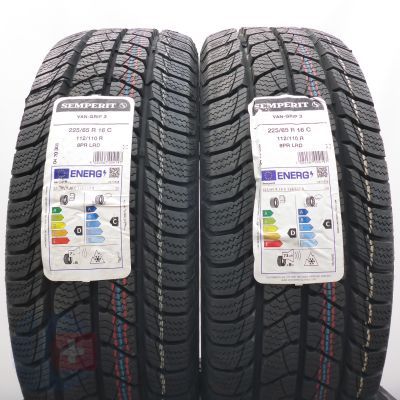 4. 225 65 16C 4x SEMPERIT 225/65 R16C 112/110R Van-Grip 3 Winterreifen 2024/25 VOLL WIE NEU 