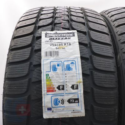 2. 255 35 18 2x BRIDGESTONE 255/35 R18 94V Blizzak LM-25 Winterreifen 2019 Ungebraucht  