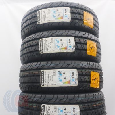  195 60 16C 4x CONTINENTAL 195/60 R16C 99/97H ContiVanContact 100 Sommerreifen 2019 VOLL WIE NEU 