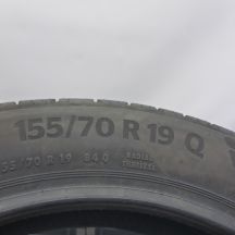 7. 155 70 19 4x CONTINENTAL 155/70 R19 84Q EcoContact 6 Sommerreifen 2023 VOLL WIE NEU 