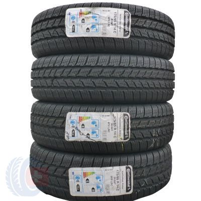 175 65 14C 4x CONTINENTAL 175/65 R14C 90/88T VanContact Winter Winterreifen 2018, 2021 WIE NEU VOL