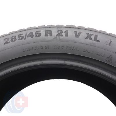 5. 285 45 21 2x CONTINENTAL 285/45 R21 113V XL AO WinterContact TS850P Winterreifen 2021 5,8-6mm