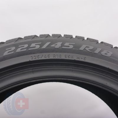 5. 225 45 18 2x PIRELLI 225/45 R18 95H XL Sottozero 3 MO Winterreifen 2023 WIE NEU 7mm