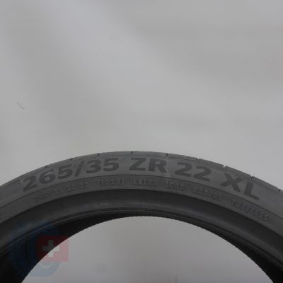 6. 265 35 22 2x CONTINENTAL 265/35 ZR22 102Y XL SportContact 6 MGT Sommerreifen 2022 Ungebraucht   