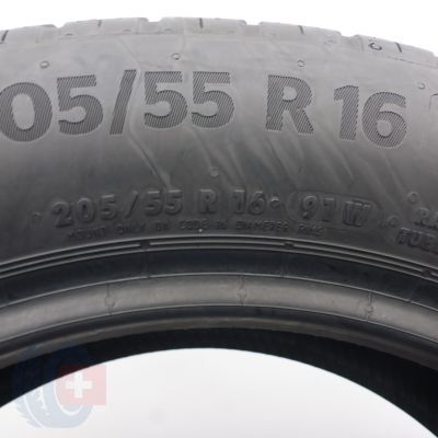 5. 205 55 16 2x CONTINENTAL 205/55 R16 91W EcoContact6 Sommerreifen 2021 6,2mm